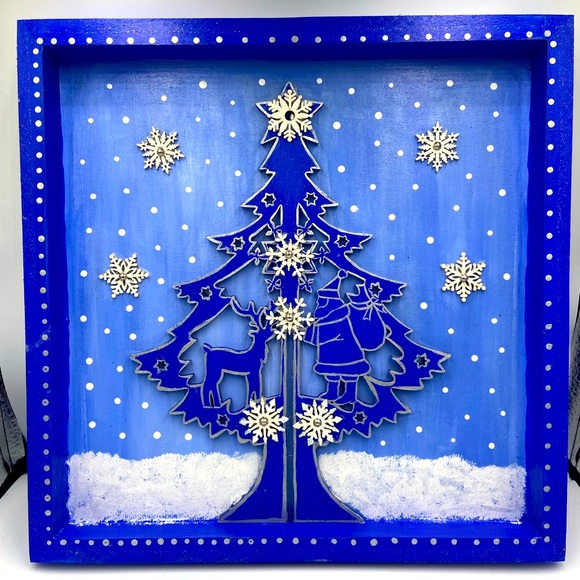 Blue Christmas tree 💙 - Picture 3 of 3
